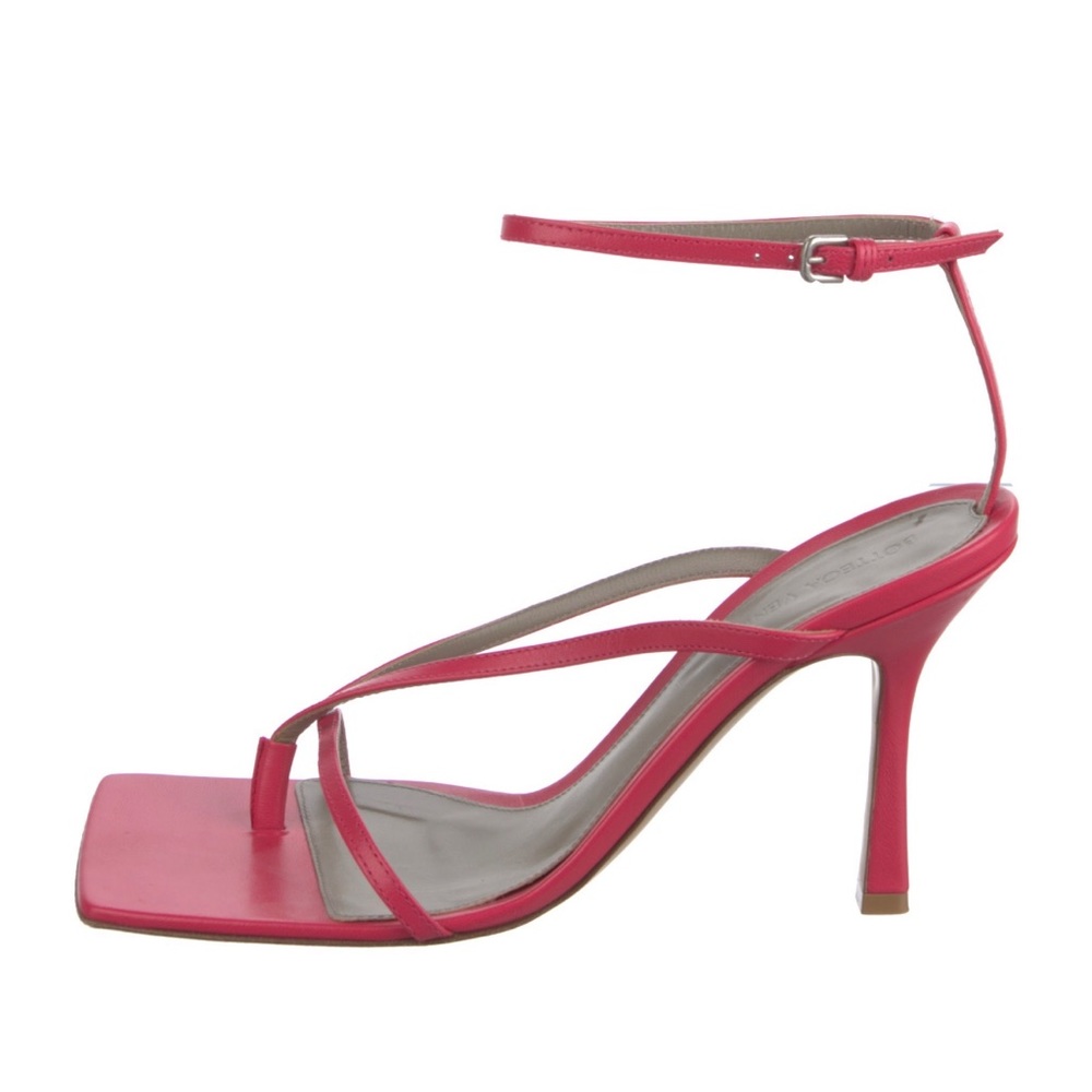 Bottega Veneta Pink Leather Sandals size 41